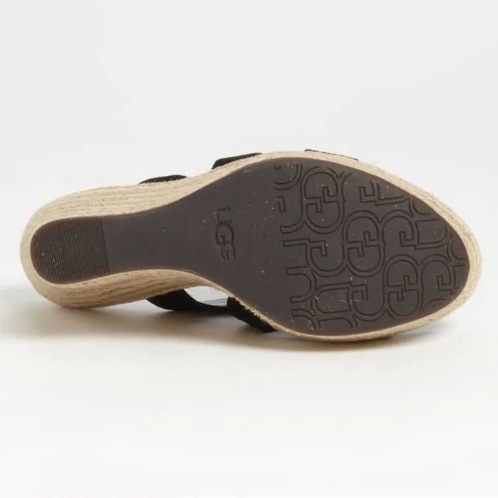 UGG Tawnie Sandal Black Size 6.5